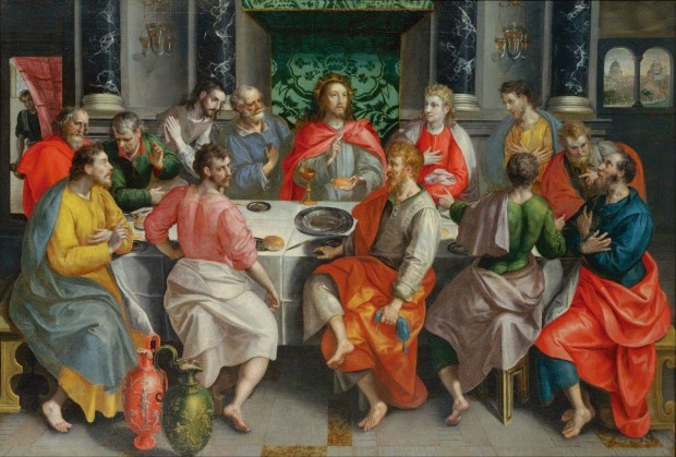 A Santa Ceia – Marten De Vos (1532-1603). The National Museum of Western Art, Tóquio, Japão