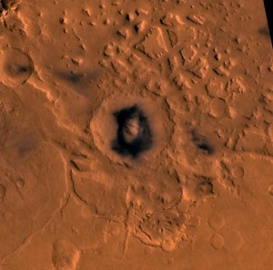 Cratera Moreux, Marte