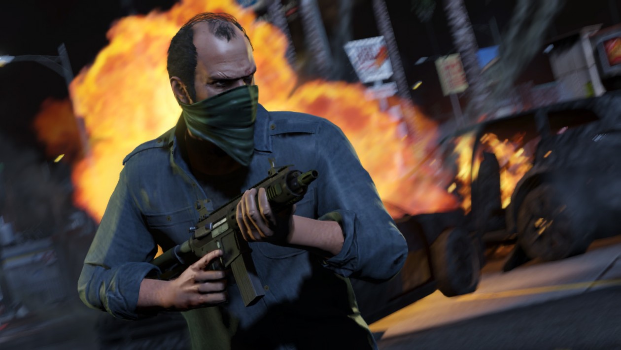Jogo GTA V, um dos jogos mais violentos já lançados