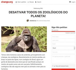 Os supostos 300.000 apoiadores do gorila…