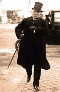 Georges Clemenceau, que foi ministro e chefe de governo da França